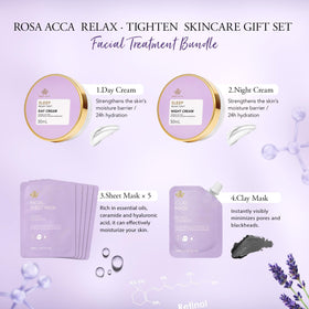 RA ROSA ACCA Lavender Day and Night Creams 50ml each
