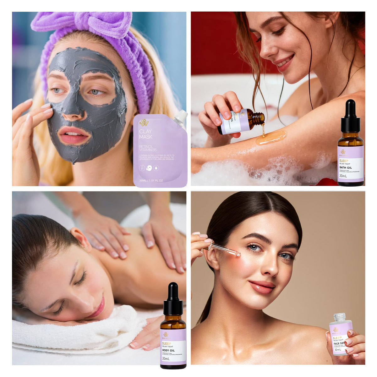 RA ROSA ACCA Lavender Gua Sha tool included