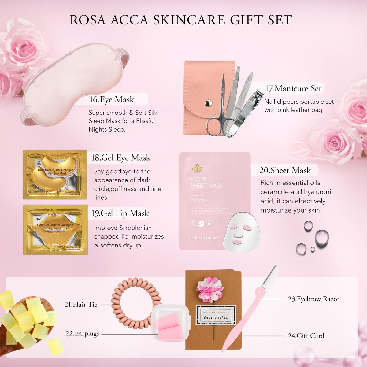RA ROSA ACCA skincare gift set beautifully packaged