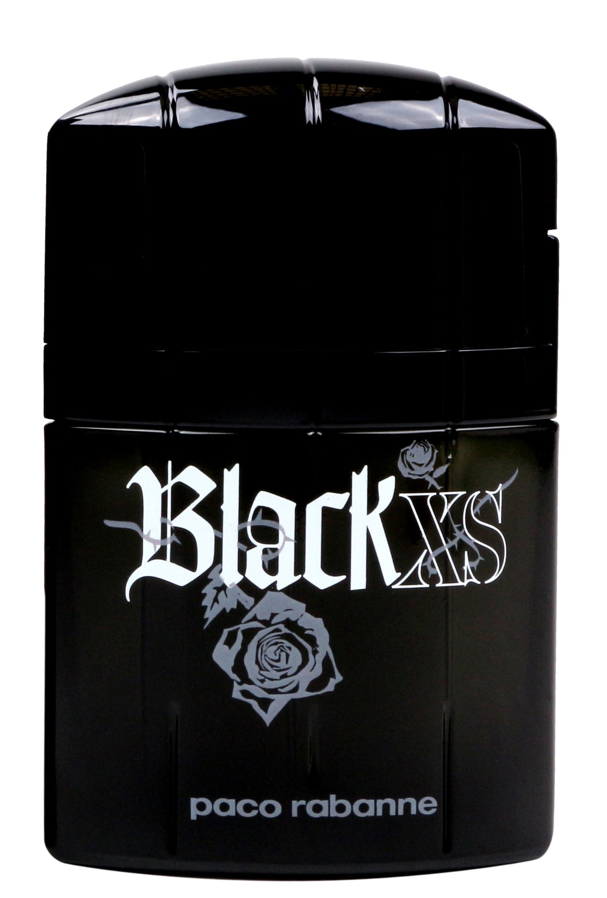 Rabanne Black XS Eau de Toilette Spray 3.4 oz bottle side view