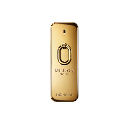 Rabanne Million Gold Eau de Parfum Intense front view 3.4 oz bottle