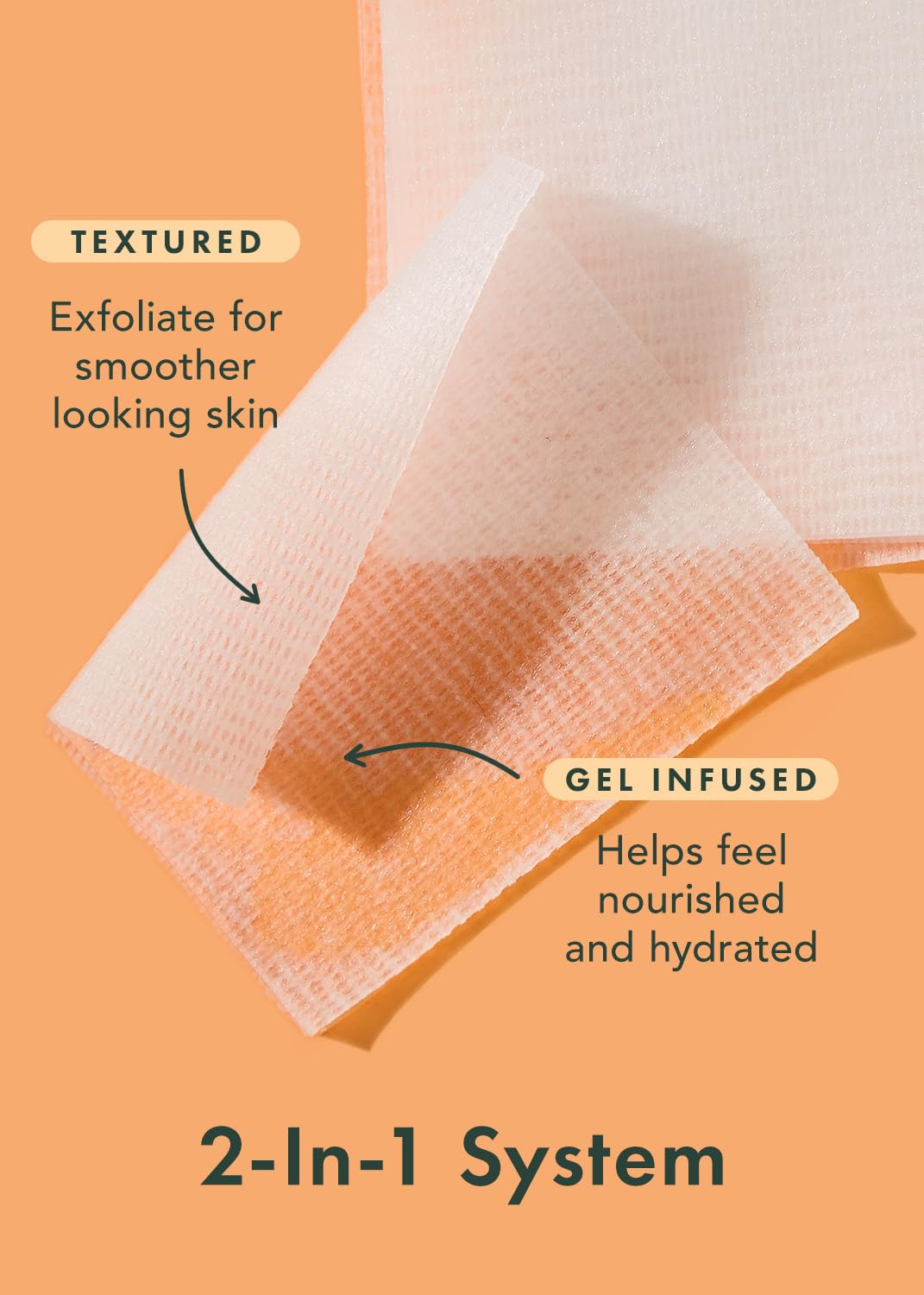 Rael Miracle Clear Toner Pads with ingredients list