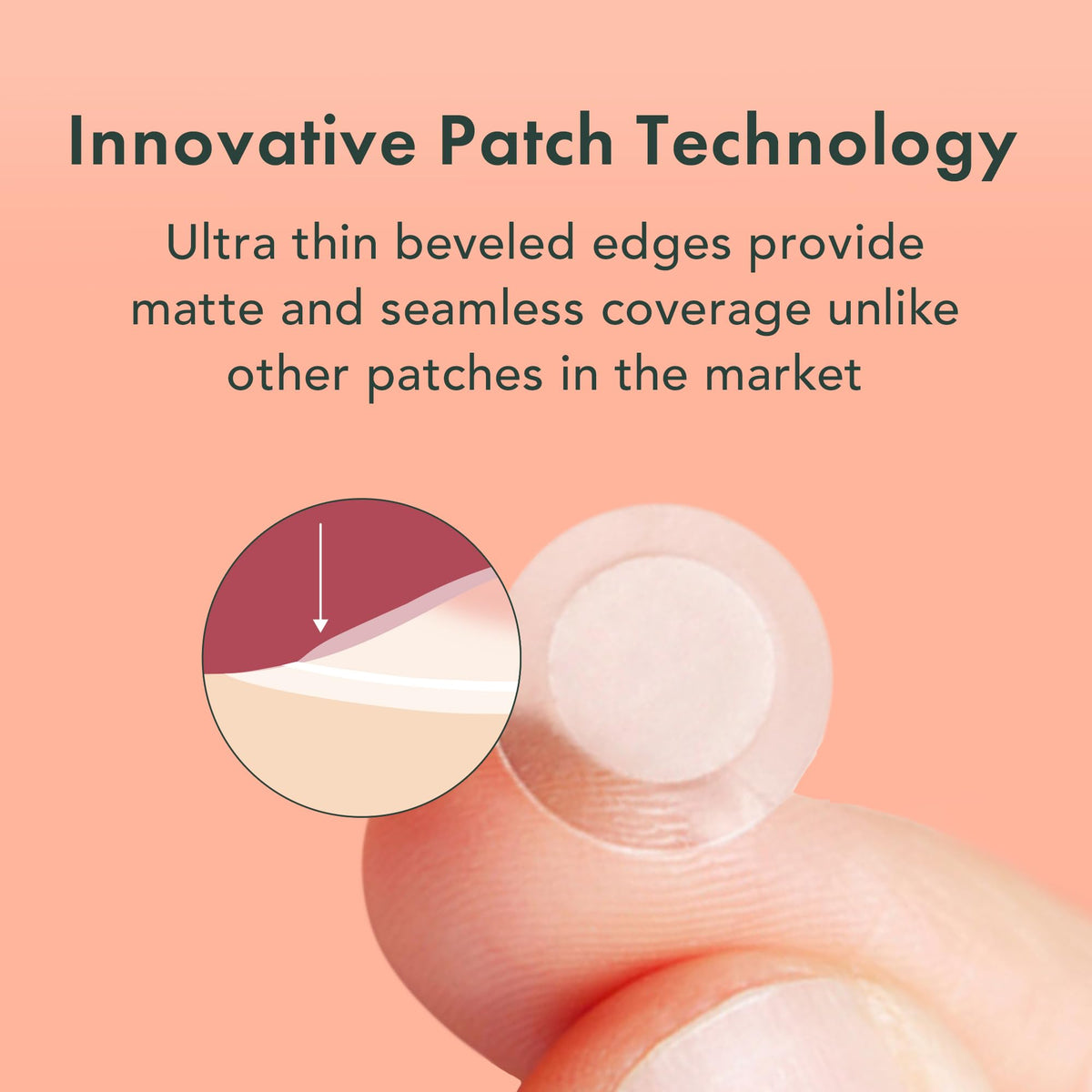 Rael Miracle Invisible Spot Cover Patches 12mm size close-up