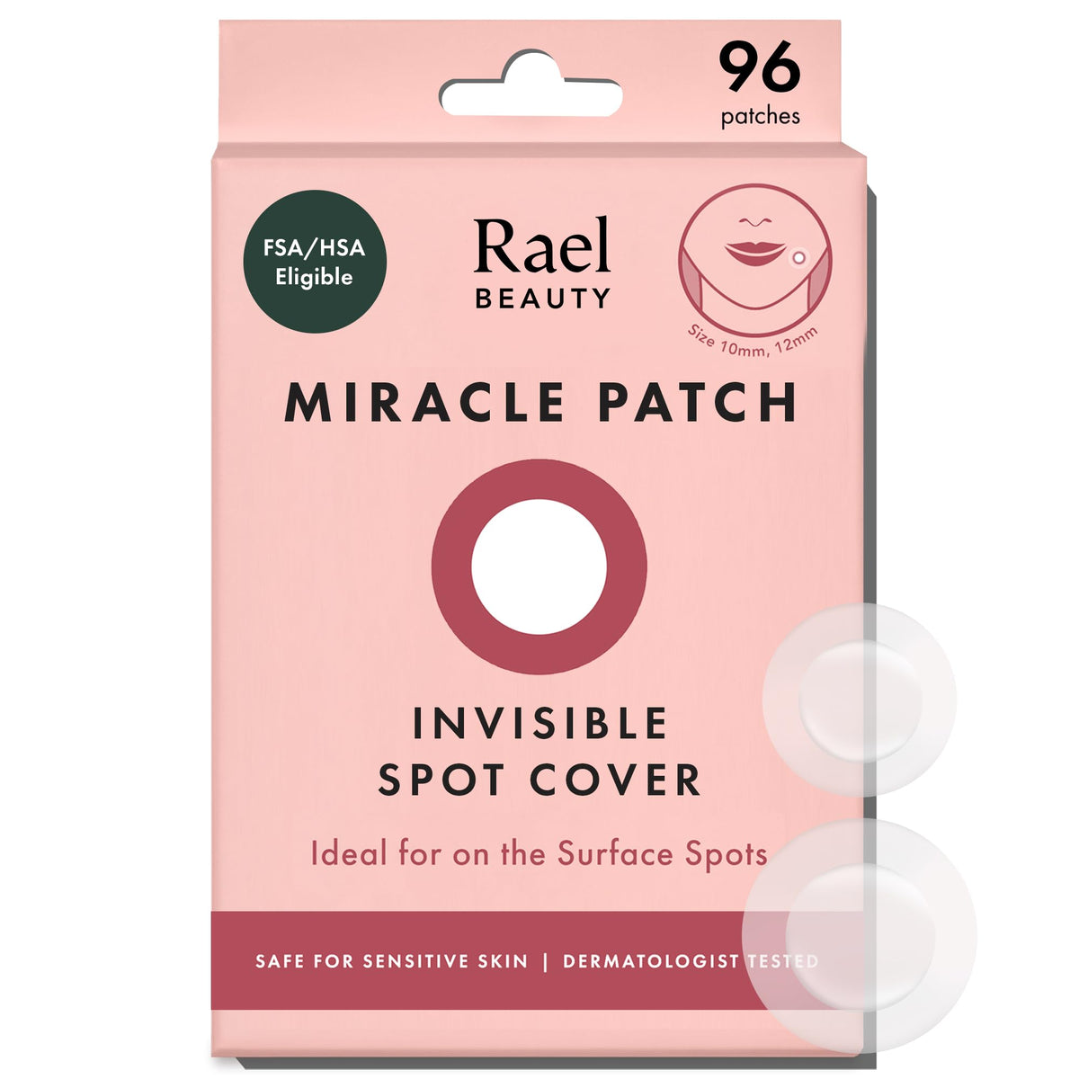Rael Miracle Invisible Spot Cover Patches front view packaging