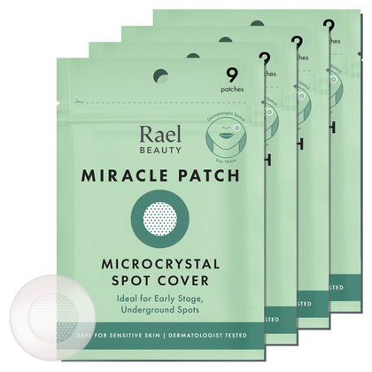 Rael Miracle Microcrystal Pimple Patches front view packaging