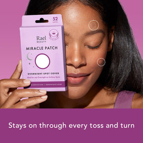 Rael Miracle Overnight Spot Cover Patches back view packaging