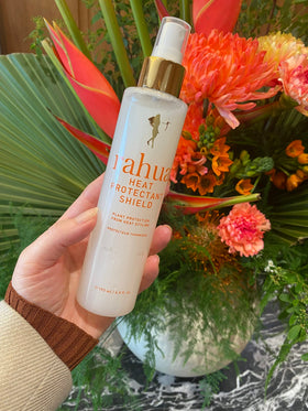 Rahua Heat Protectant Shield 6.5 fl oz application on hair
