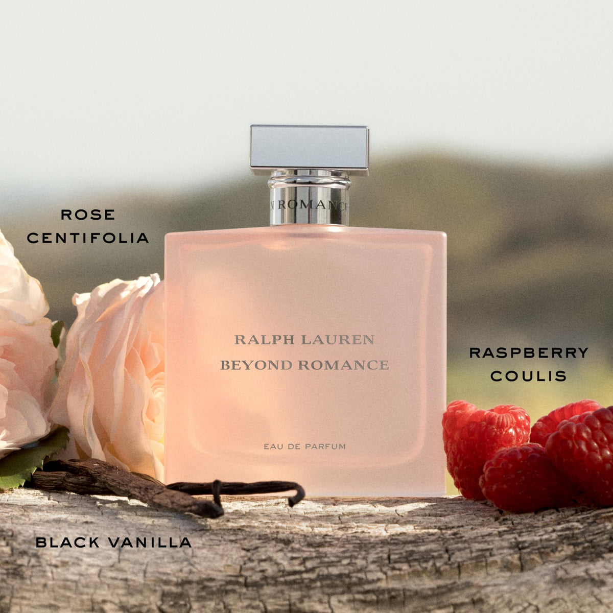 RALPH LAUREN FRAGRANCES Beyond Romance Eau de Parfum bottle with cap removed