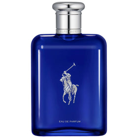 RALPH LAUREN FRAGRANCES Polo Blue Eau de Parfum cobalt blue bottle front view