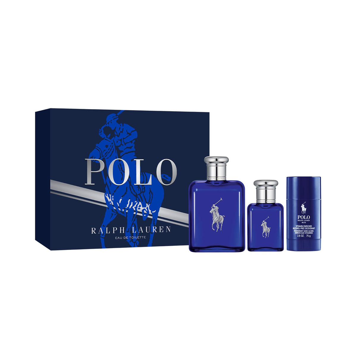 RALPH LAUREN FRAGRANCES Polo Blue Eau de Toilette Set including 125 ml and 40 ml bottles