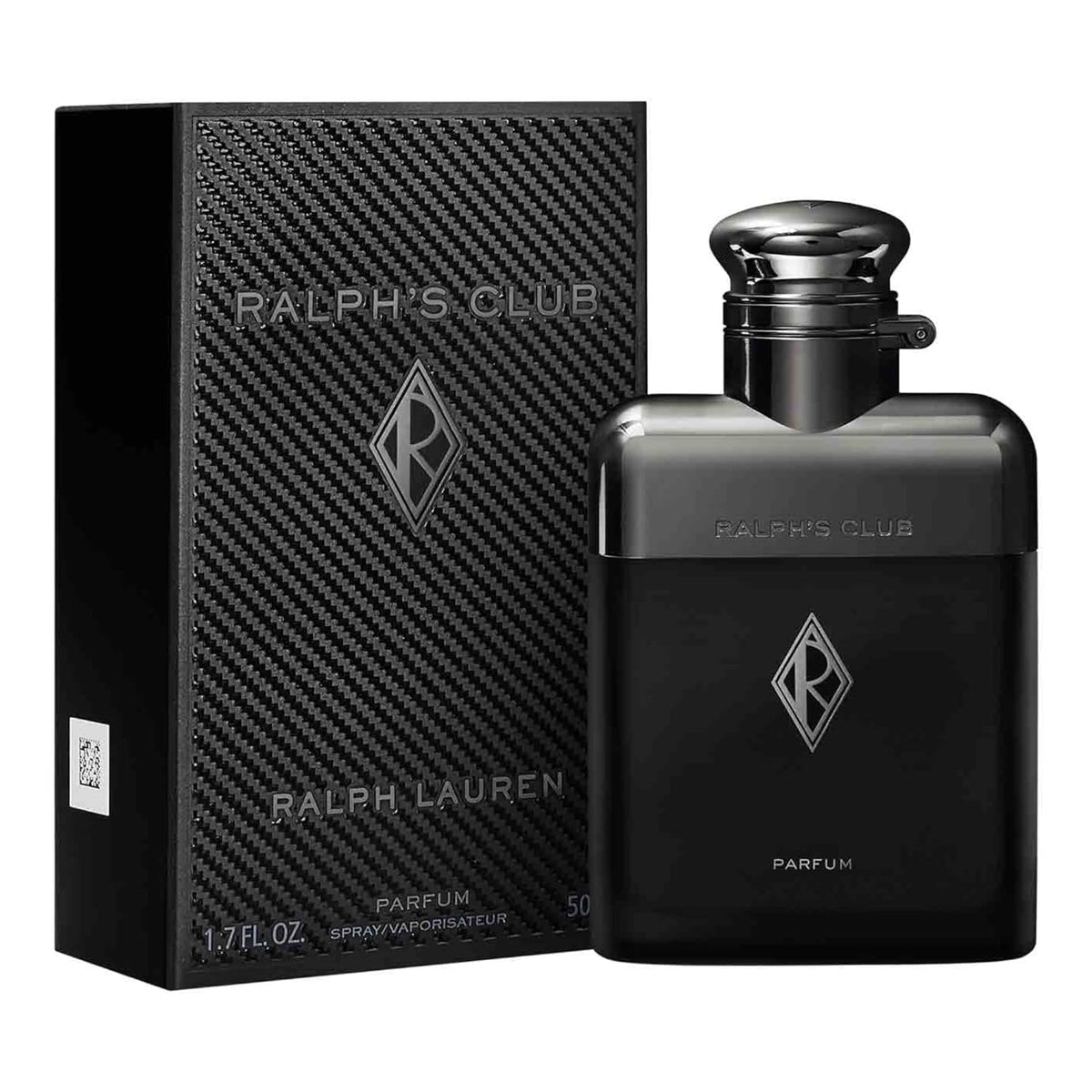 RALPH LAUREN FRAGRANCES Ralph's Club Parfum 1.7 Fl Oz bottle with gunmetal cap