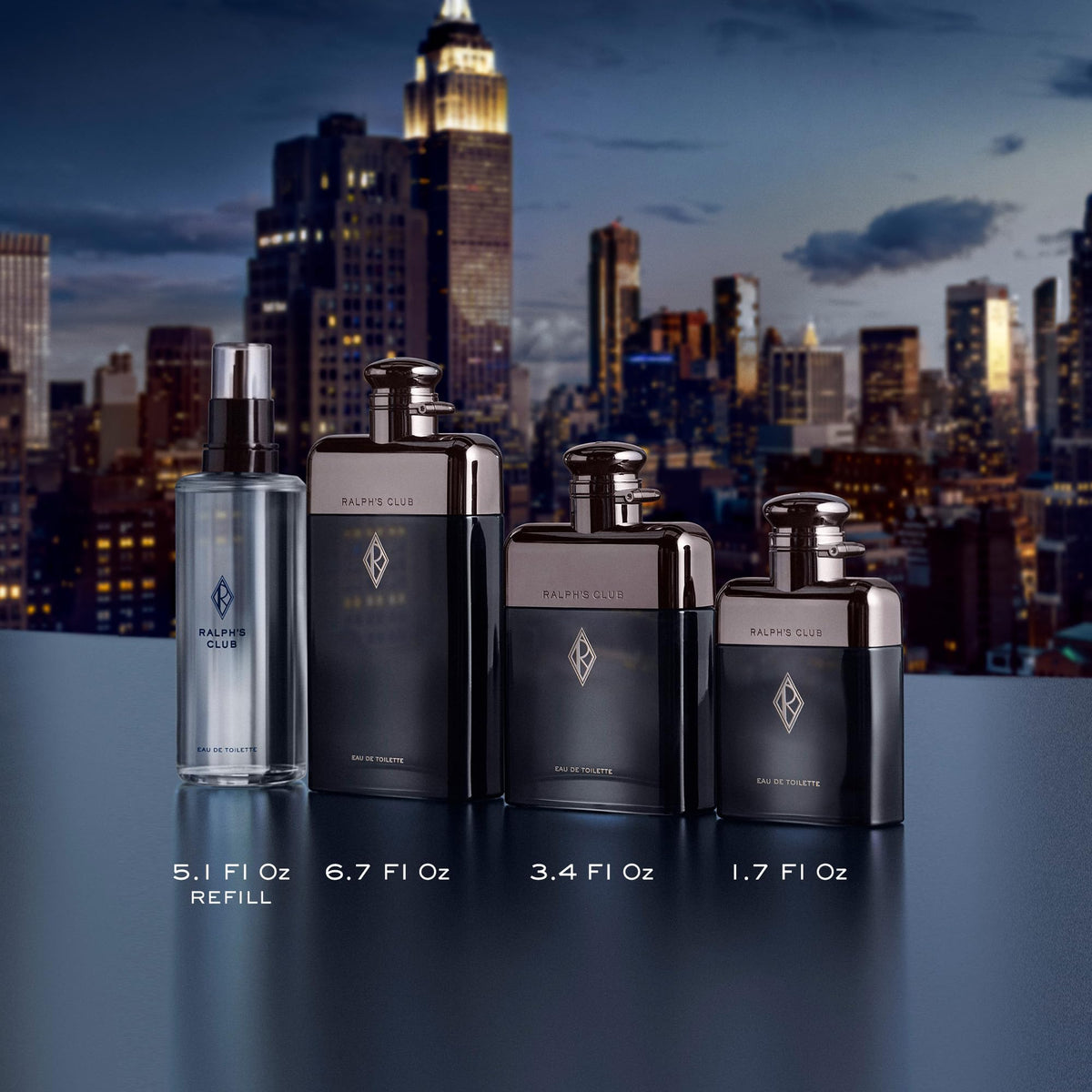 RALPH LAUREN Ralph's Club Eau de Toilette bottle side view