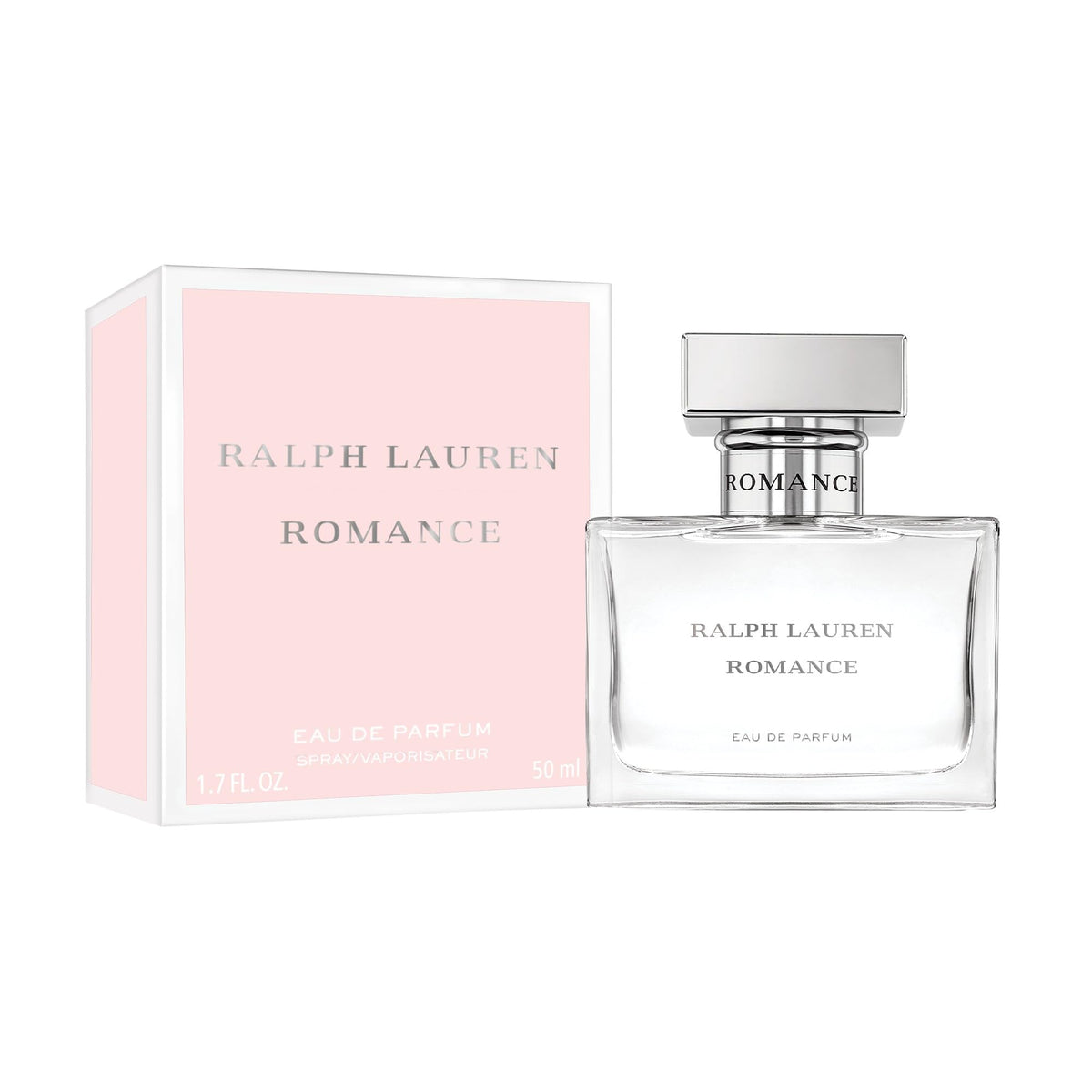 RALPH LAUREN Romance Eau de Parfum with floral background