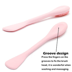 RamPula Facial Cleansing Brush showing dual-ended design