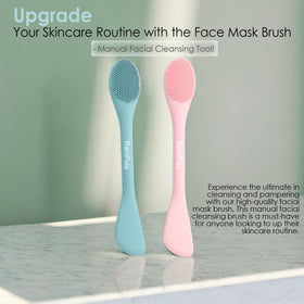 RamPula Facial Cleansing Brush with a soft silicone texture