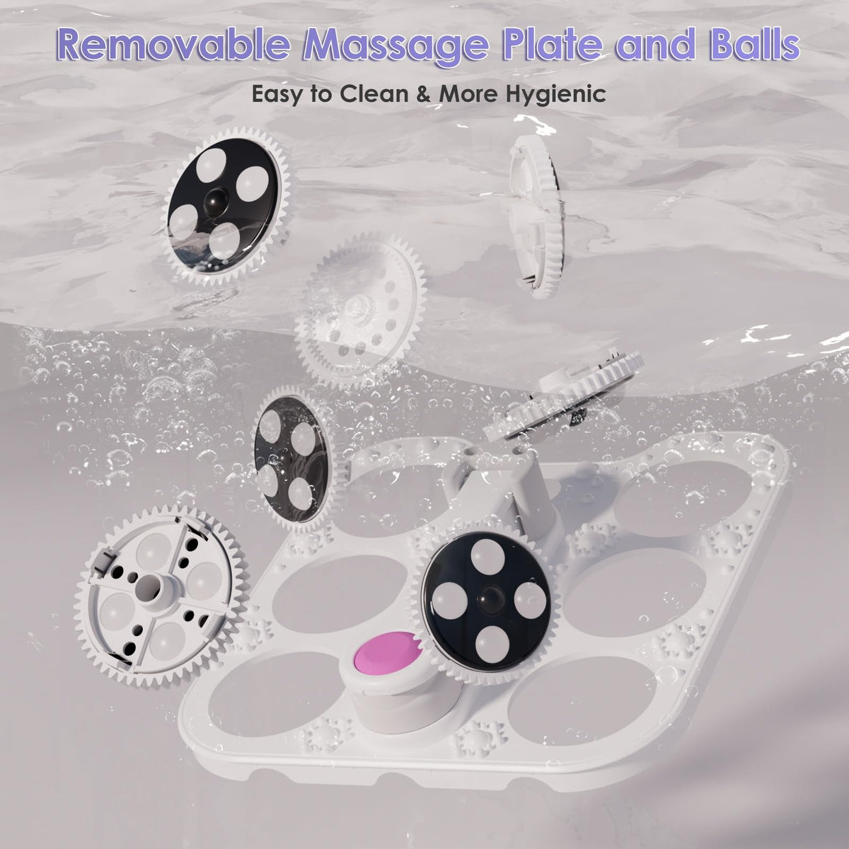 Ranjova Foot Spa folded for easy storage