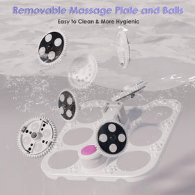 Ranjova Foot Spa folded for easy storage