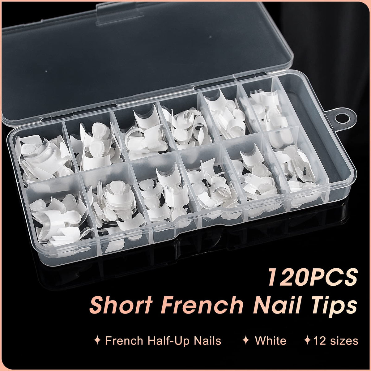 Ranrose French Nail Tips showing sturdy handle for application