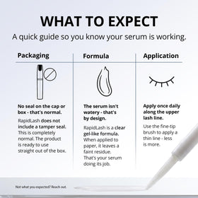 RapidLash Eyelash Serum 3mL in lifestyle setting