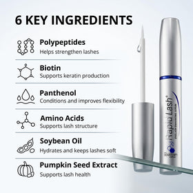 RapidLash Eyelash Serum 3mL on a vanity table