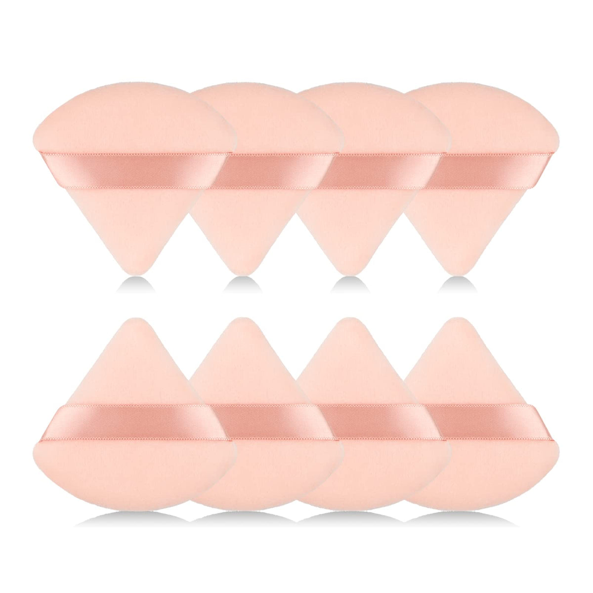 RAREIUS Triangular Powder Puff Makeup Sponges set in gift box