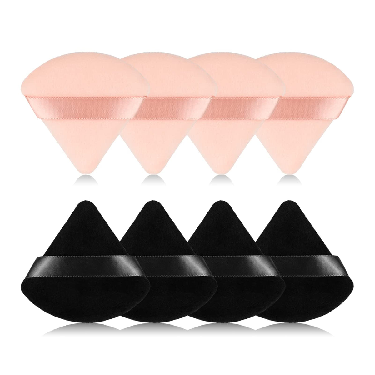 RAREIUS Triangular Powder Puff Sponges set in gift box