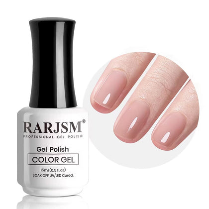 RARJSM Dirty Rose Nude Gel Nail Polish 15ml front view