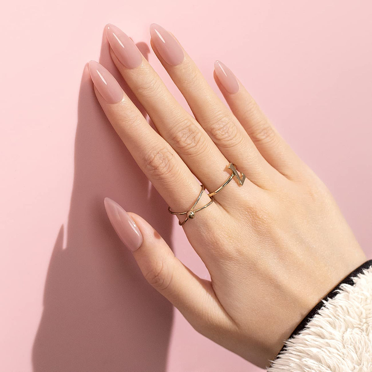 RARJSM Dirty Rose Nude Gel Nail Polish bottle with cap