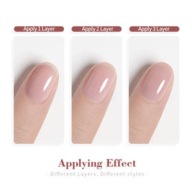 RARJSM Dirty Rose Nude Gel Nail Polish packaging