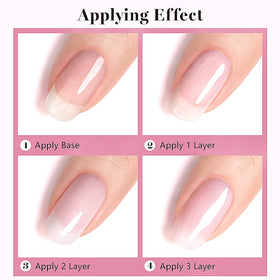 RARJSM Milky Pink Gel Nail Polish 15ML with nail art tools