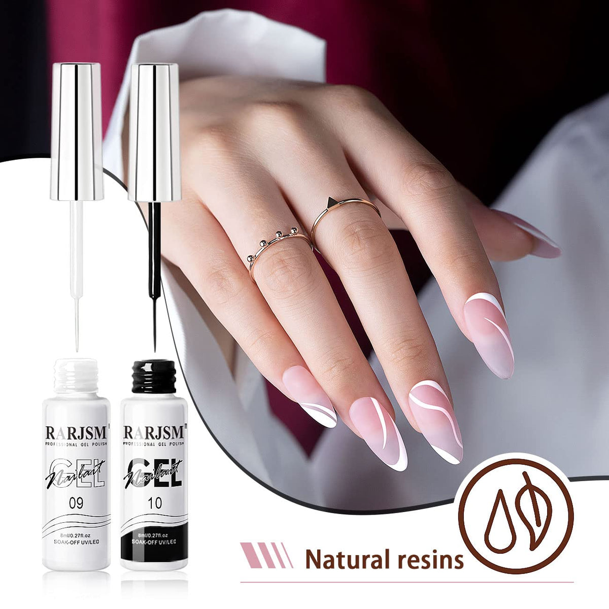 RARJSM Nail Art Gel Set packaging