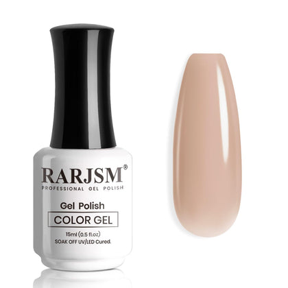 RARJSM Nude Gel Nail Polish 15ml bottle front view