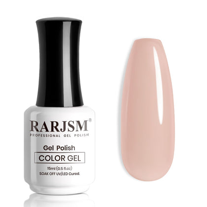 RARJSM Nude Gel Nail Polish 15ml bottle front view