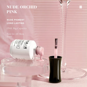 RARJSM Nude Gel Nail Polish 15ml bottle side view