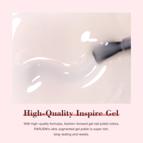 RARJSM Nude Gel Nail Polish 15ml bottle with other nail care products