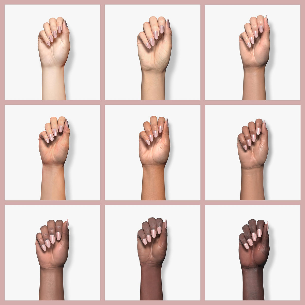 RARJSM Nude Gel Nail Polish application process