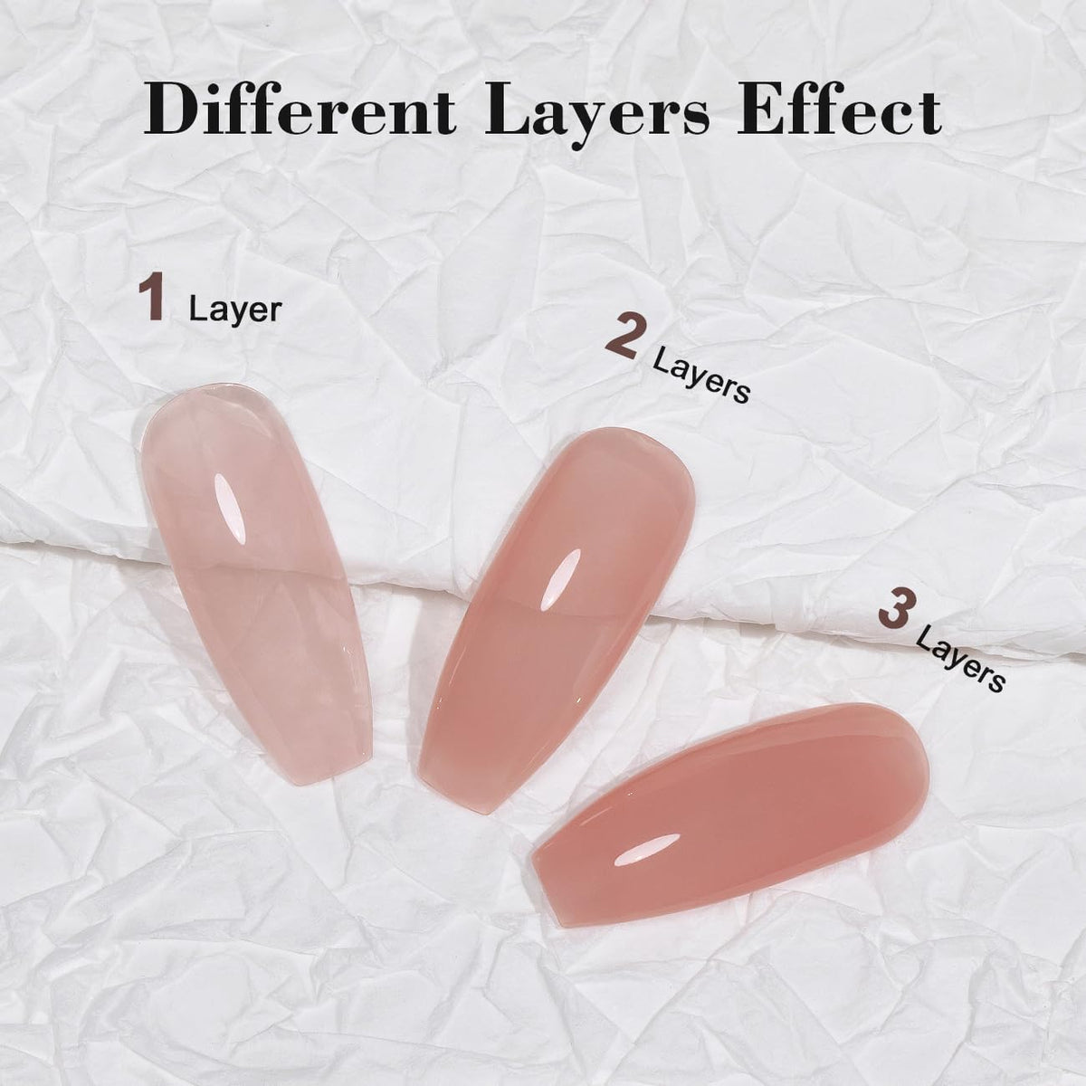 RARJSM Nude Gel Polish in a nail salon setting