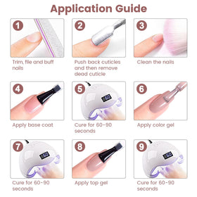 RARJSM Rubber Base Coat Gel Polish 15ml Nude Jelly Pink packaging
