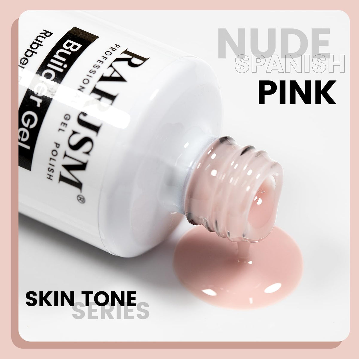 RARJSM Rubber Base Gel Nail Polish application on nails