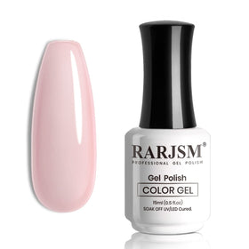 RARJSM Translucent Pink Gel Nail Polish 15ml front view