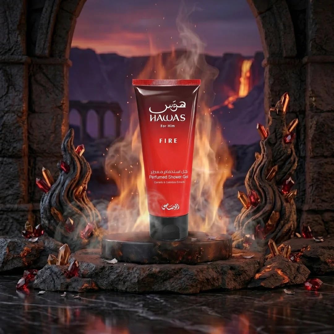 RASASI Face and Beard Wash texture in hand