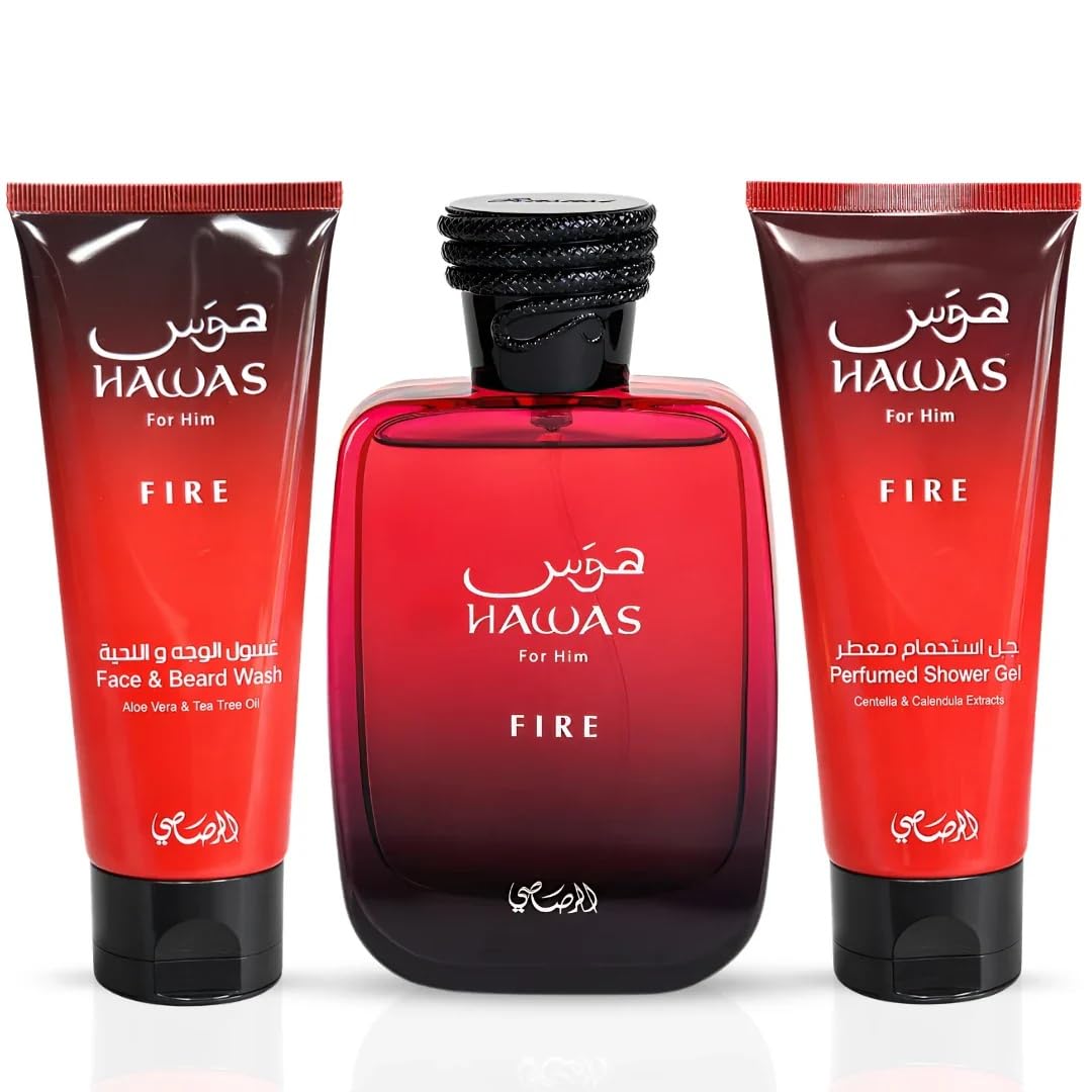 RASASI Hawas Fire Eau De Parfum 100ml bottle close-up