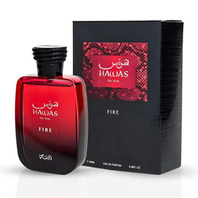 RASASI Hawas Fire Eau De Parfum Spray 100ML side view
