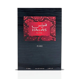 RASASI Hawas Fire Eau De Parfum Spray 100ML with packaging
