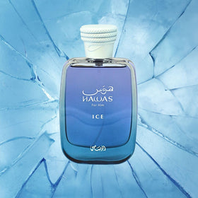 RASASI Hawas Ice Eau de Parfum 100ML bottle side view