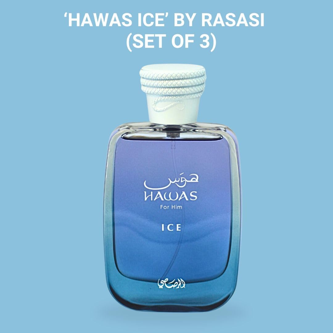 RASASI Hawas Ice Eau de Parfum packaging