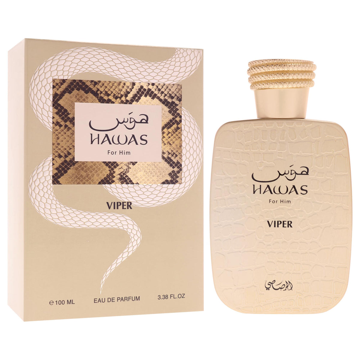 RASASI Hawas Viper Eau de Parfum bottle side view