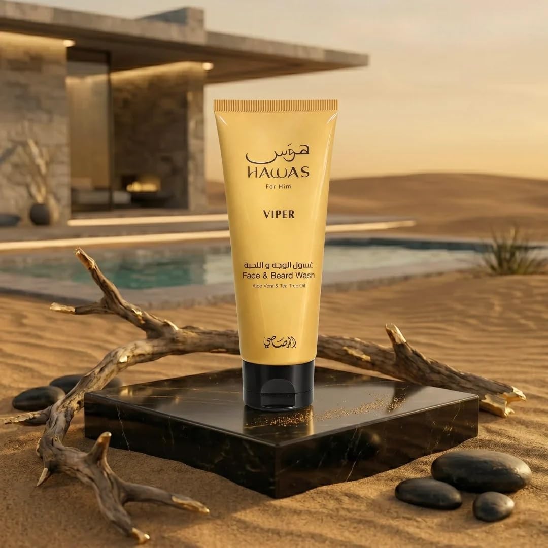 RASASI Hawas Viper Perfumed Shower Gel in use