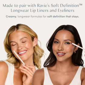 Ravie Beauty sharpener opened for easy cleaning