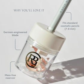 Ravie Beauty sharpener with built-in shavings container